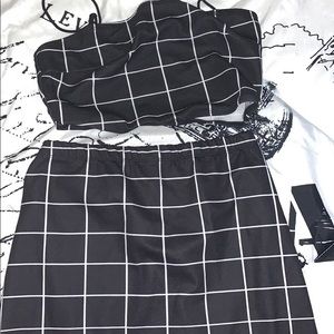 Mini skirt set! In great condition